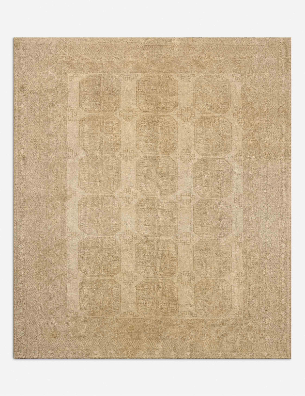 Vintage Turkish Hand-Knotted Wool Rug No. 608, 8'2" x 9'9"