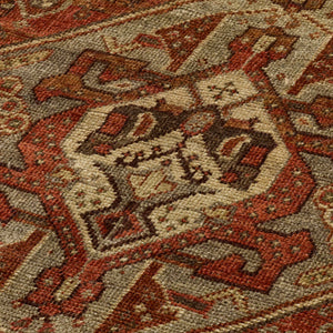 Vintage Turkish Hand-Knotted Wool Rug No. 611, 6'1" x 9'3"