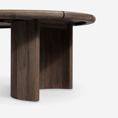 Gilda Outdoor Oval Coffee Table