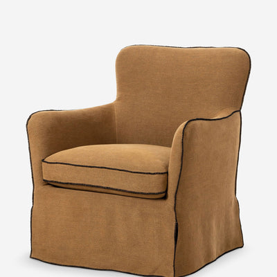 Toni Slipcover Swivel Chair