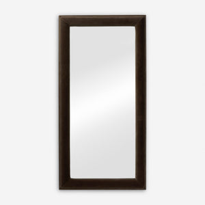Leoni Upholstered Floor Mirror
