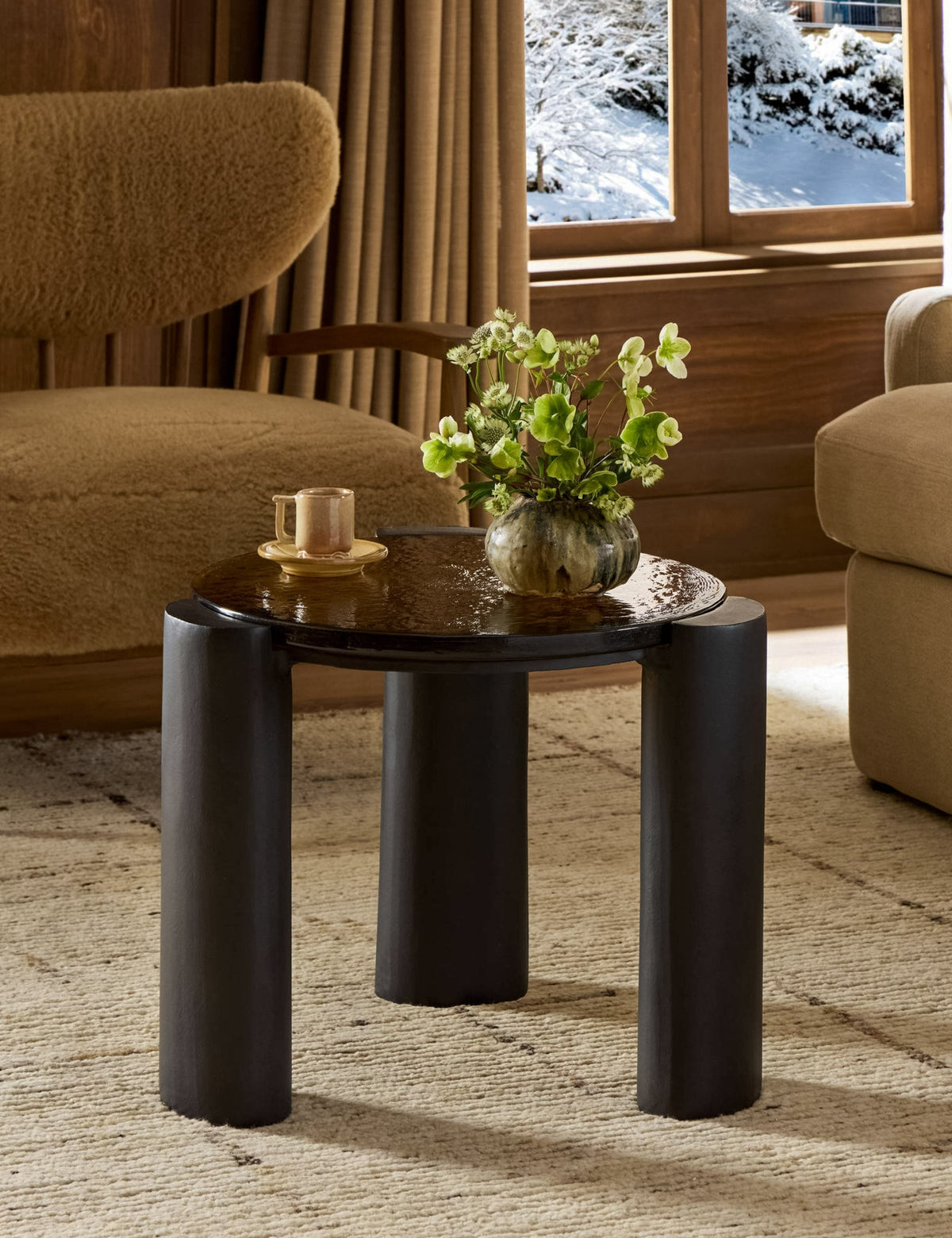 Carlin Round Nesting Coffee Table