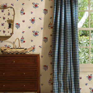 Kemper Pleated Linen Curtain Panel by Heidi Caillier
