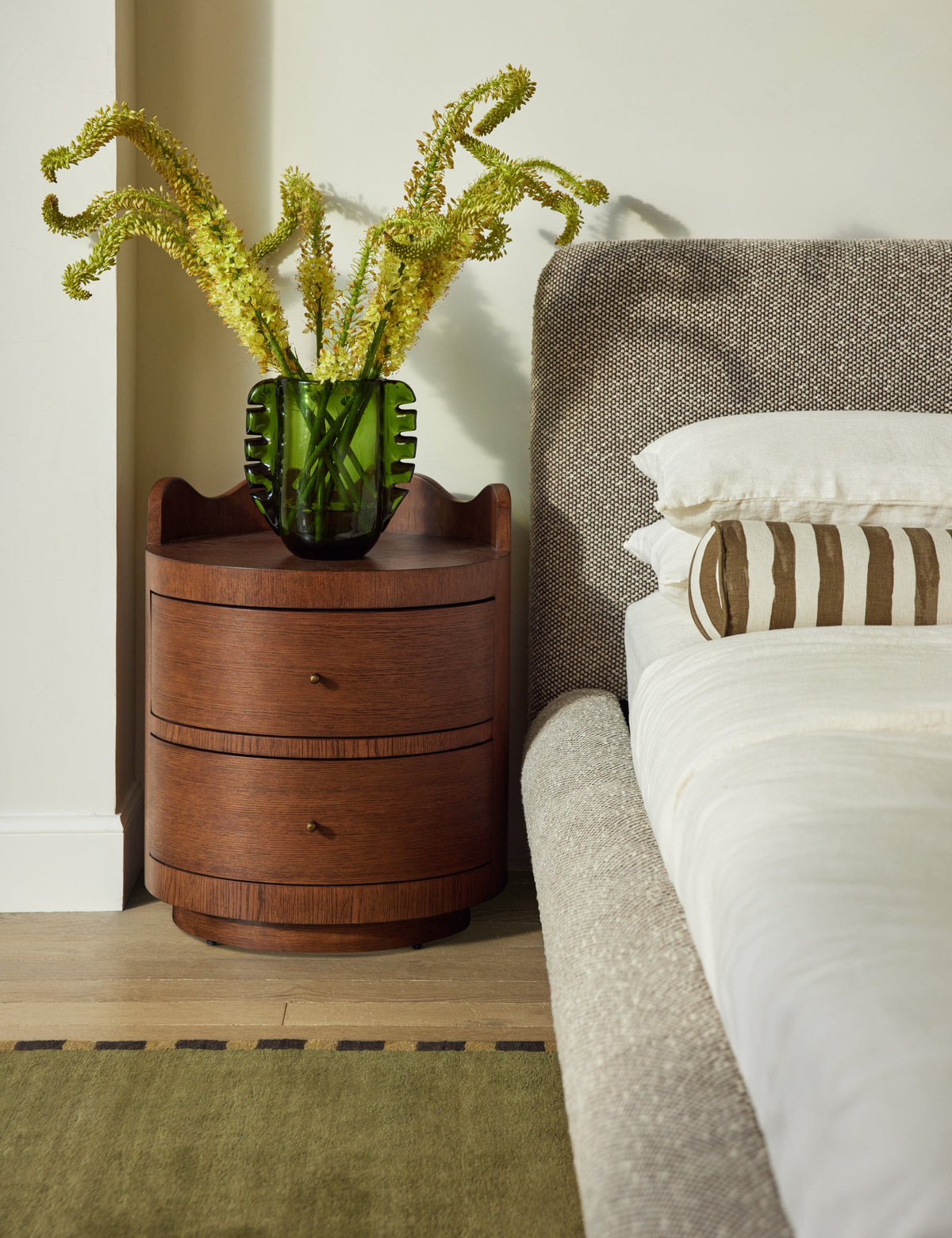 Open Box: Ripple Nightstand, Vintage Brown by Sarah Sherman Samuel