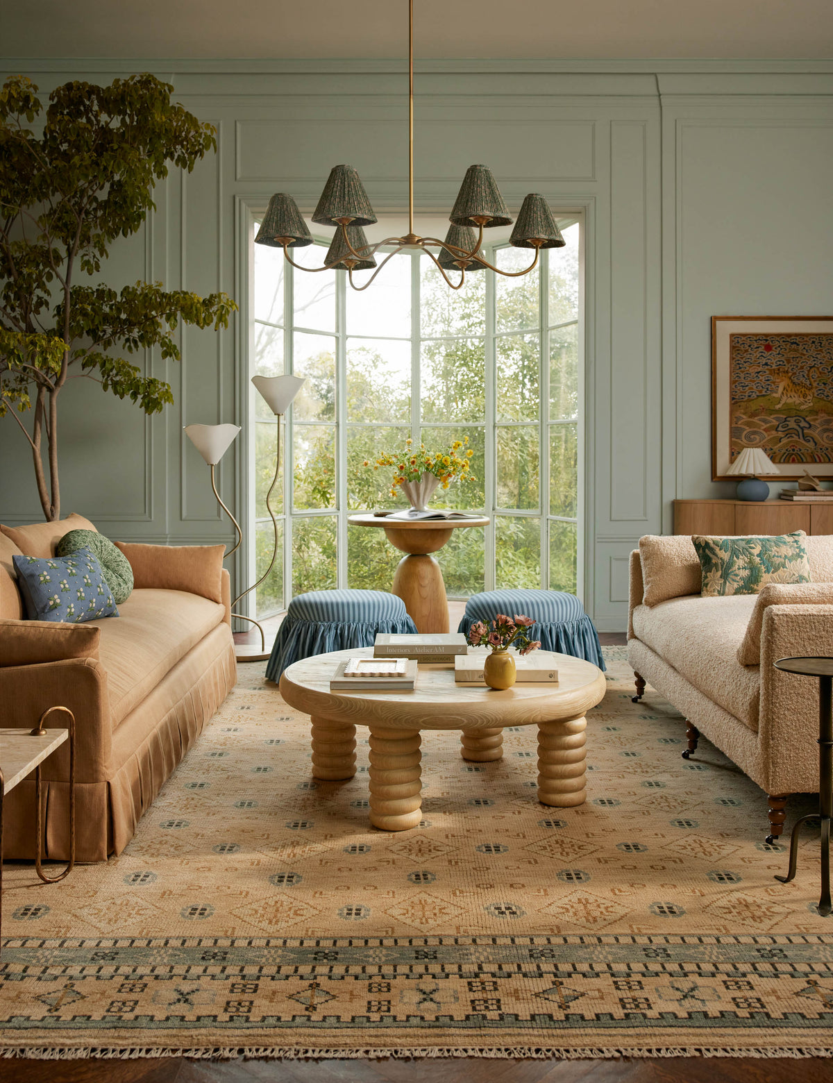 Hirsh Hand-Knotted Wool Rug