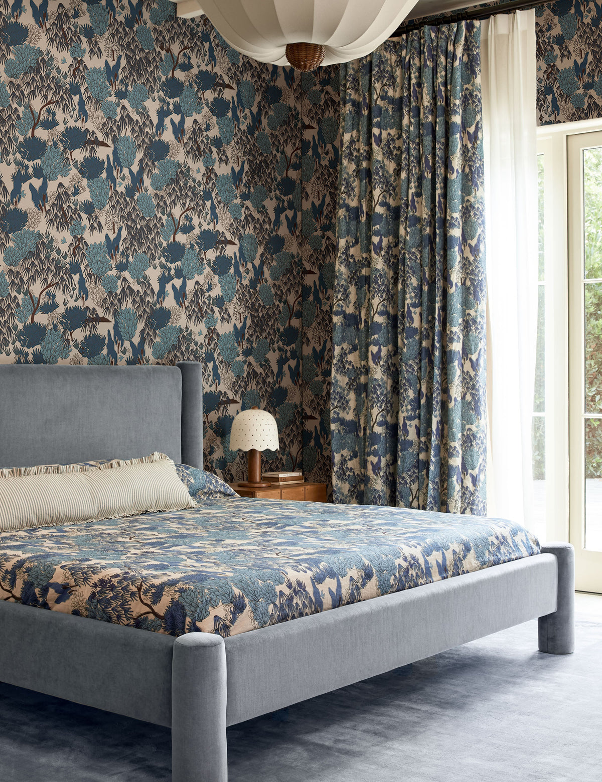 Garden Walk Paperweave Wallpaper by Sarah Sherman Samuel