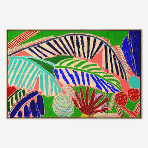 Leaves Wide Wall Art by Rosa Roberts