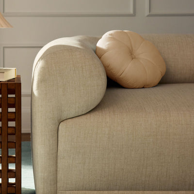 Padou Linen Cotton Round Pillow