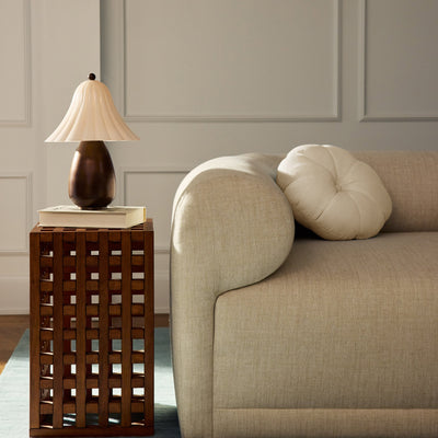 Padou Linen Cotton Round Pillow
