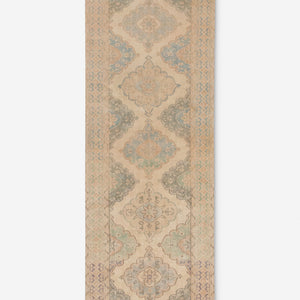 Vintage Turkish Hand-Knotted Wool Runner Rug No. 295, 4'3" x 12'4"