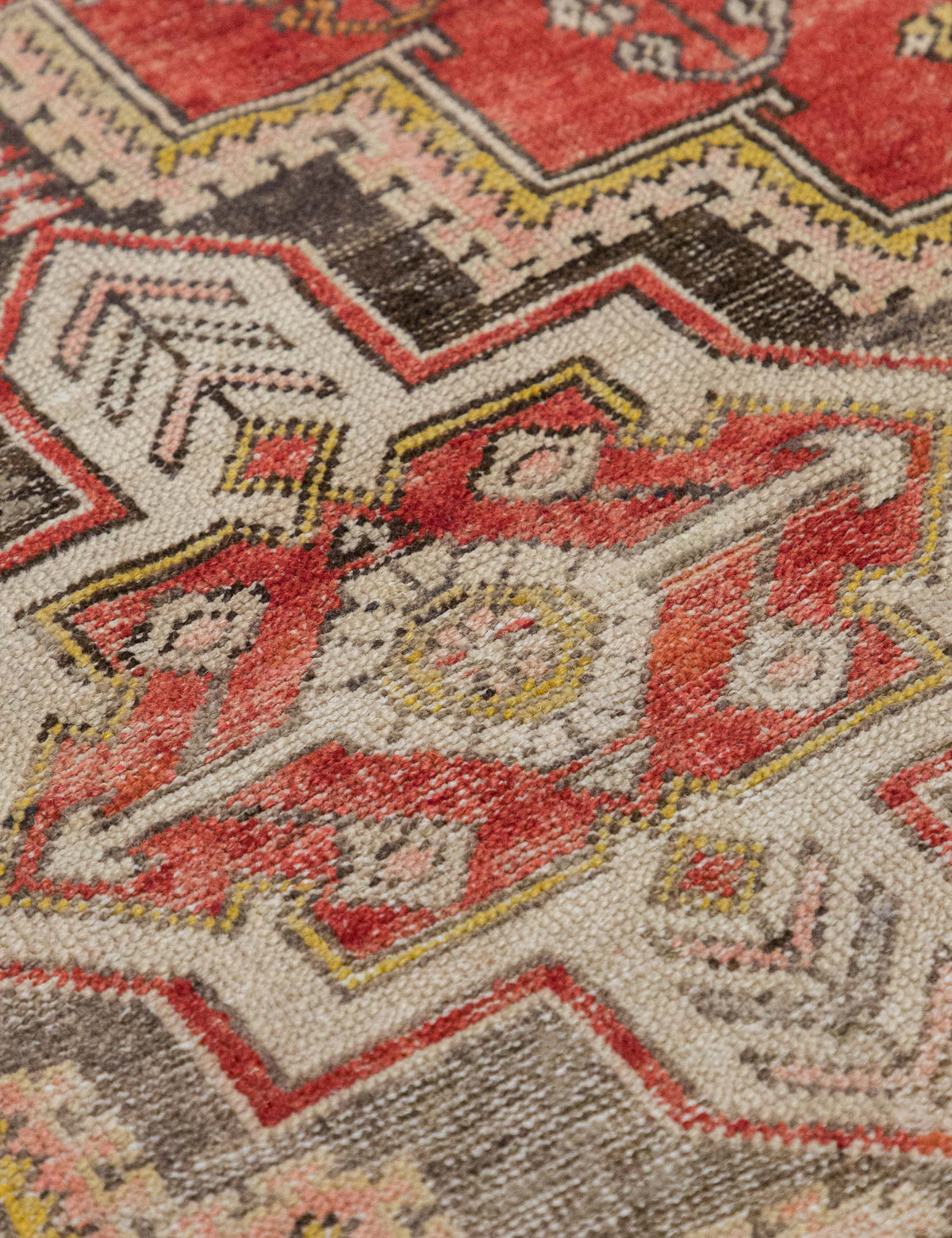 Vintage Turkish Hand-Knotted Wool Rug No. 551, 3' x 5'5"