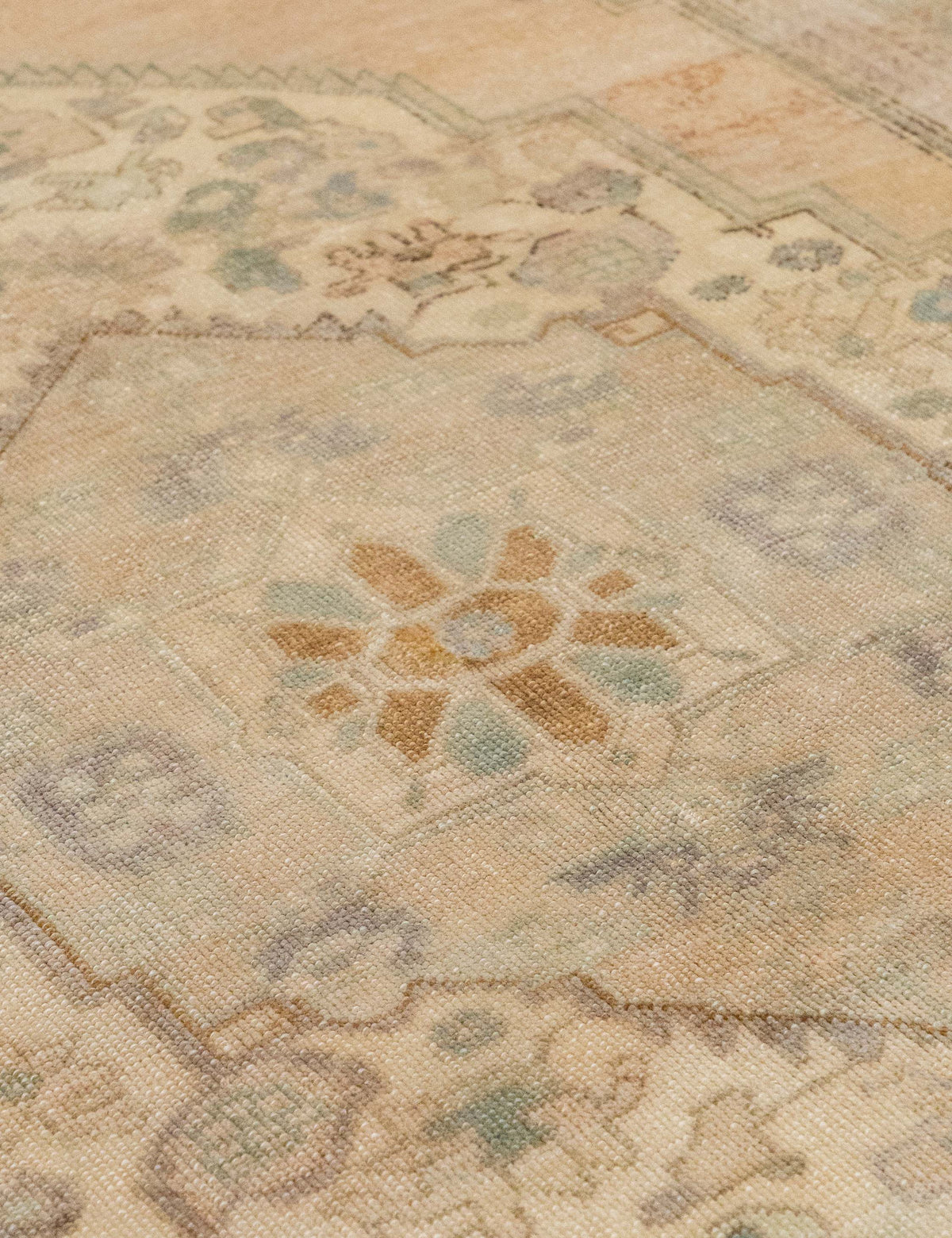 Vintage Turkish Hand-Knotted Wool Rug No. 555, 5'7" x 10'7"