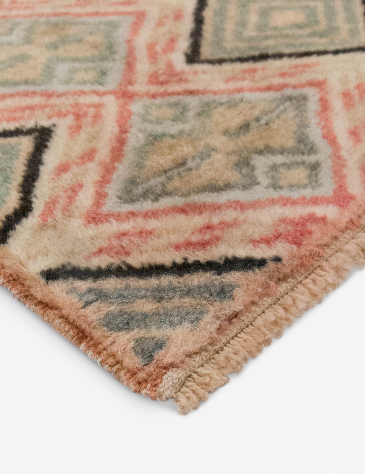 Vintage Turkish Hand-Knotted Wool Rug No. 558, 3'7" x 5'9"