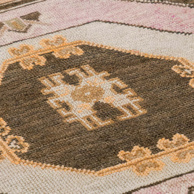 Vintage Turkish Hand-Knotted Wool Runner Rug No. 297, 4'9" x 12'3"