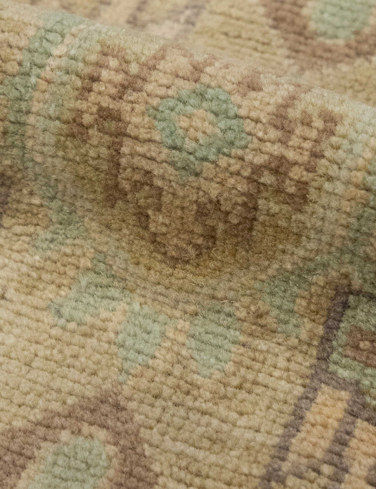 Vintage Turkish Hand-Knotted Wool Mini Rug No. 322, 1'2" x 3'5"