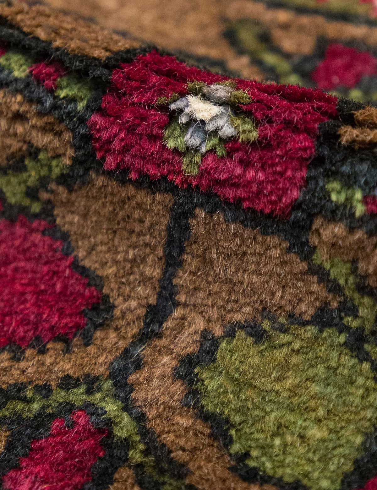 Vintage Turkish Hand-Knotted Wool Mini Rug No. 336, 2' x 3'