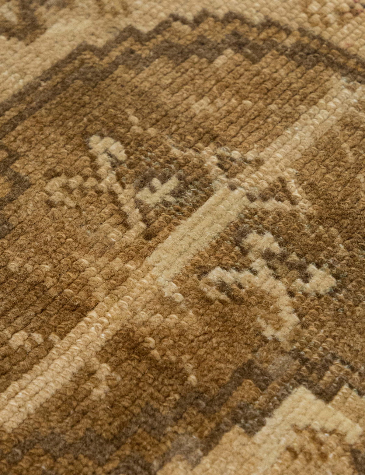 Vintage Turkish Hand-Knotted Wool Mini Rug No. 339, 1'7" x 1'9"