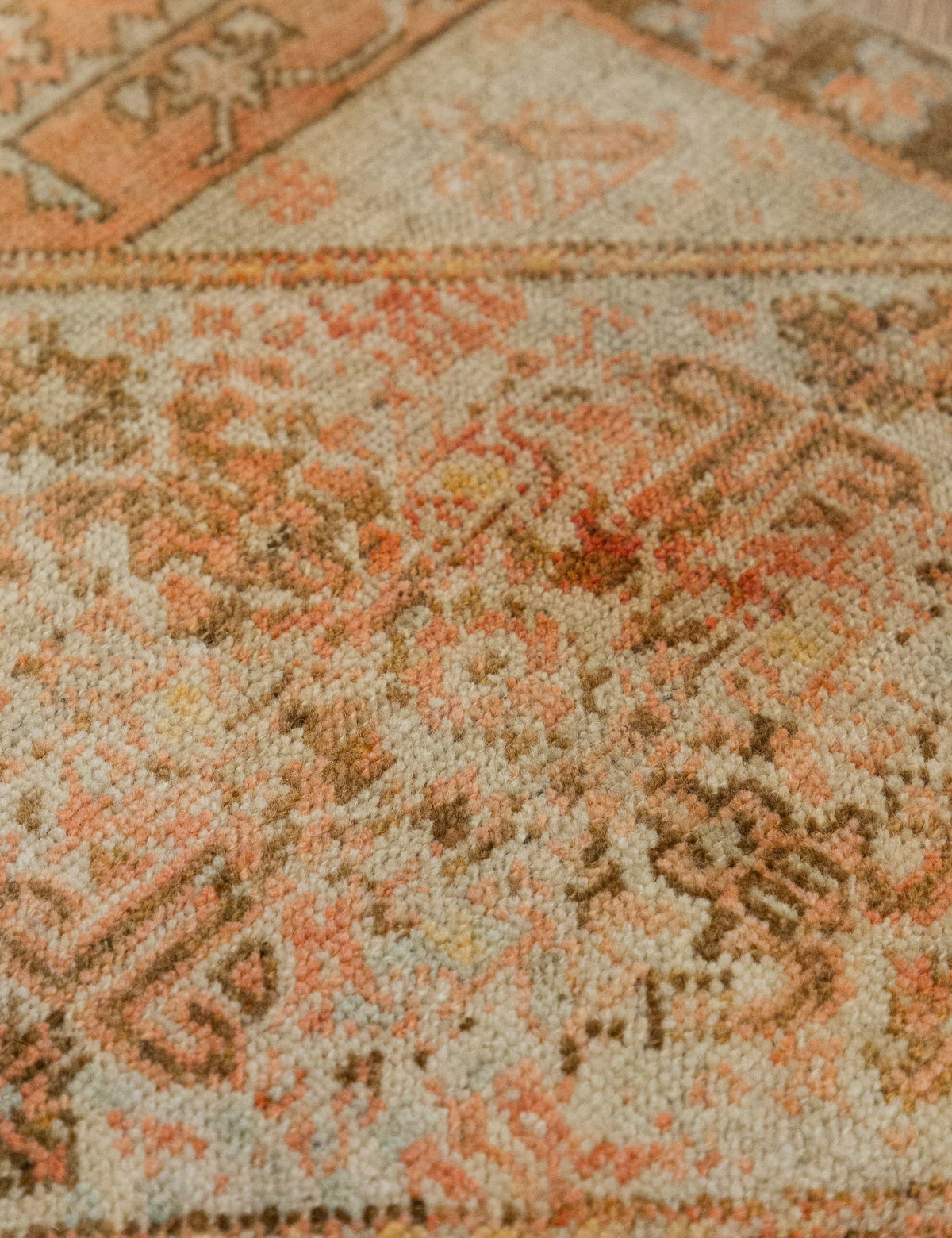 Vintage Turkish Hand-Knotted Wool Mini Rug No. 345, 1'6" x 2'3"