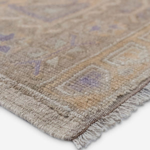 Vintage Turkish Hand-Knotted Wool Mini Rug No. 349, 2' x 4'
