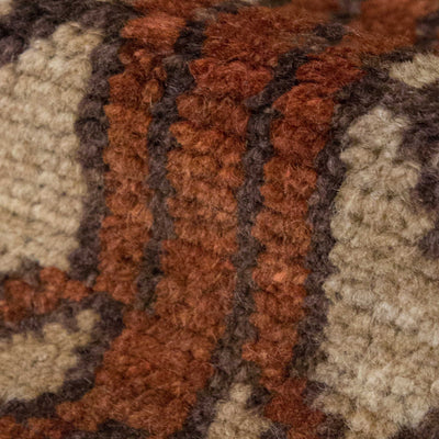 Vintage Turkish Hand-Knotted Wool Mini Rug No. 351, 1'10" x 3'8"