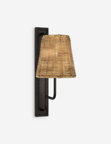 Aged Iron and Natural Wicker