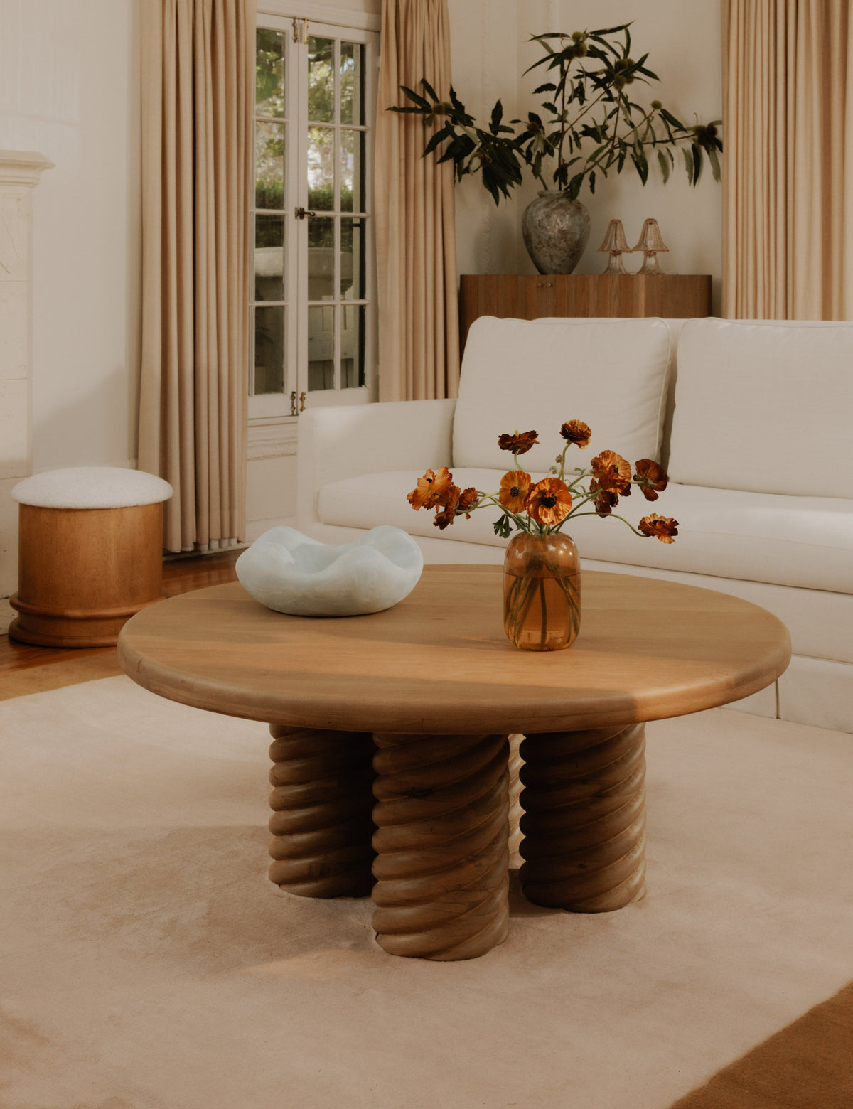 Treccia Round Coffee Table by Gillian Segal for Moe's