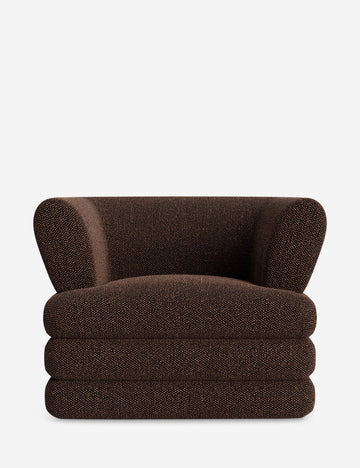 Brown Basket Boucle
