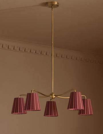 Red Stripe and Antique Brass
