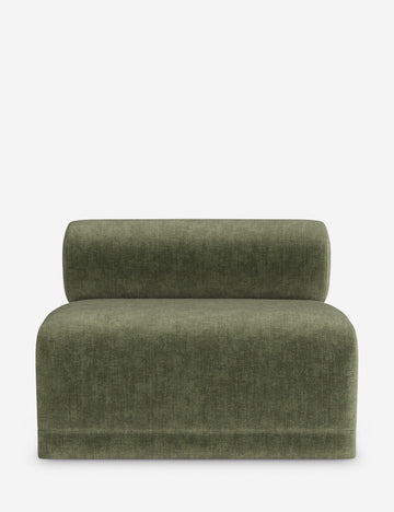 Moss Performance Striated Velvet