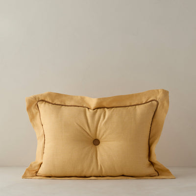 Cattleya Linen Tufted Pillow