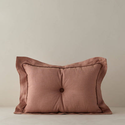 Cattleya Linen Tufted Pillow