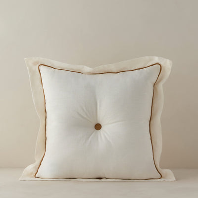 Cattleya Linen Tufted Pillow