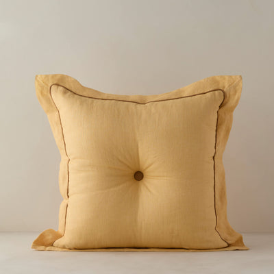 Cattleya Linen Tufted Pillow