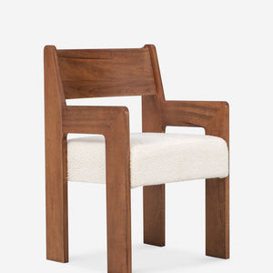 Reka Dining Arm Chair by Sun at Six