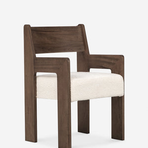 Reka Dining Arm Chair by Sun at Six
