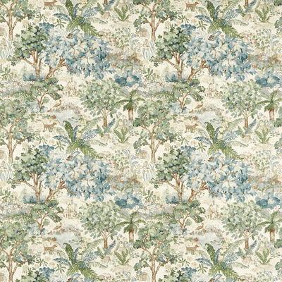 The Stumpery Cotton Fabric by Sanderson