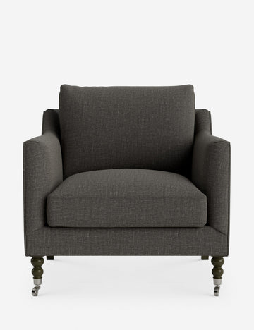 Charcoal Performance Linen
