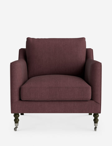 Oxblood Linen Weave