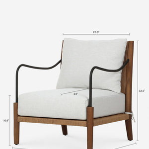 Andover Outdoor Accent Chair by Amber Lewis x Four Hands