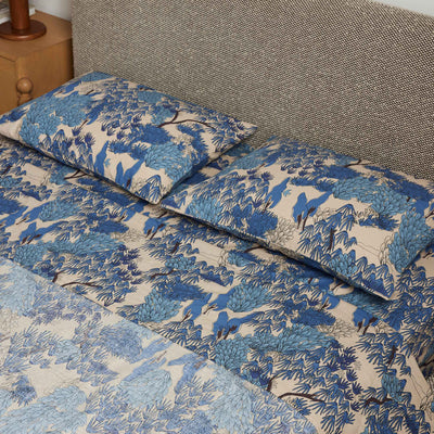 Garden Walk Linen Cotton Pillowcase (Set of 2) by Sarah Sherman Samuel