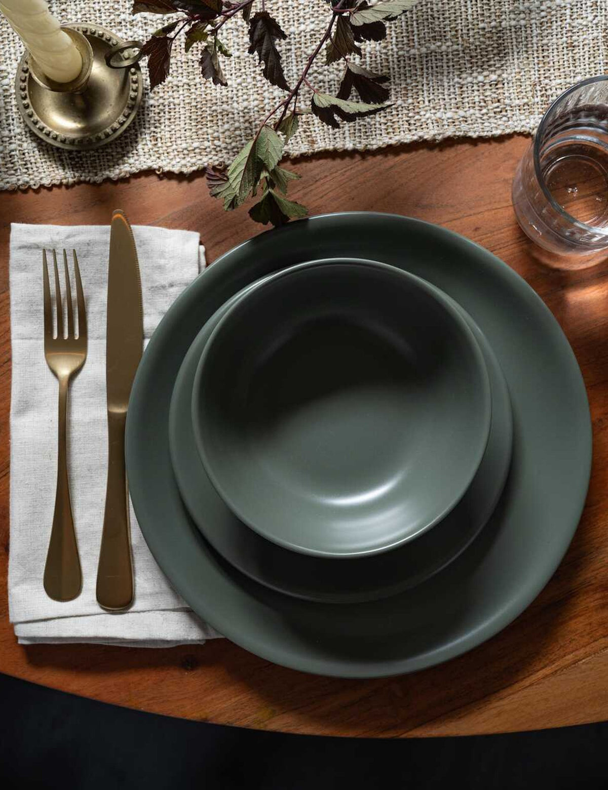 Heritage Stoneware Dinnerware by Hamkke