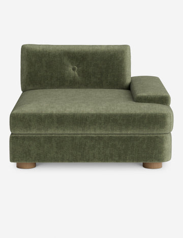 Moss Performance Striated Velvet