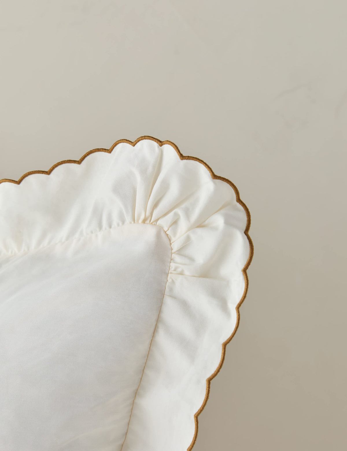 Hatton Scalloped Percale Sham