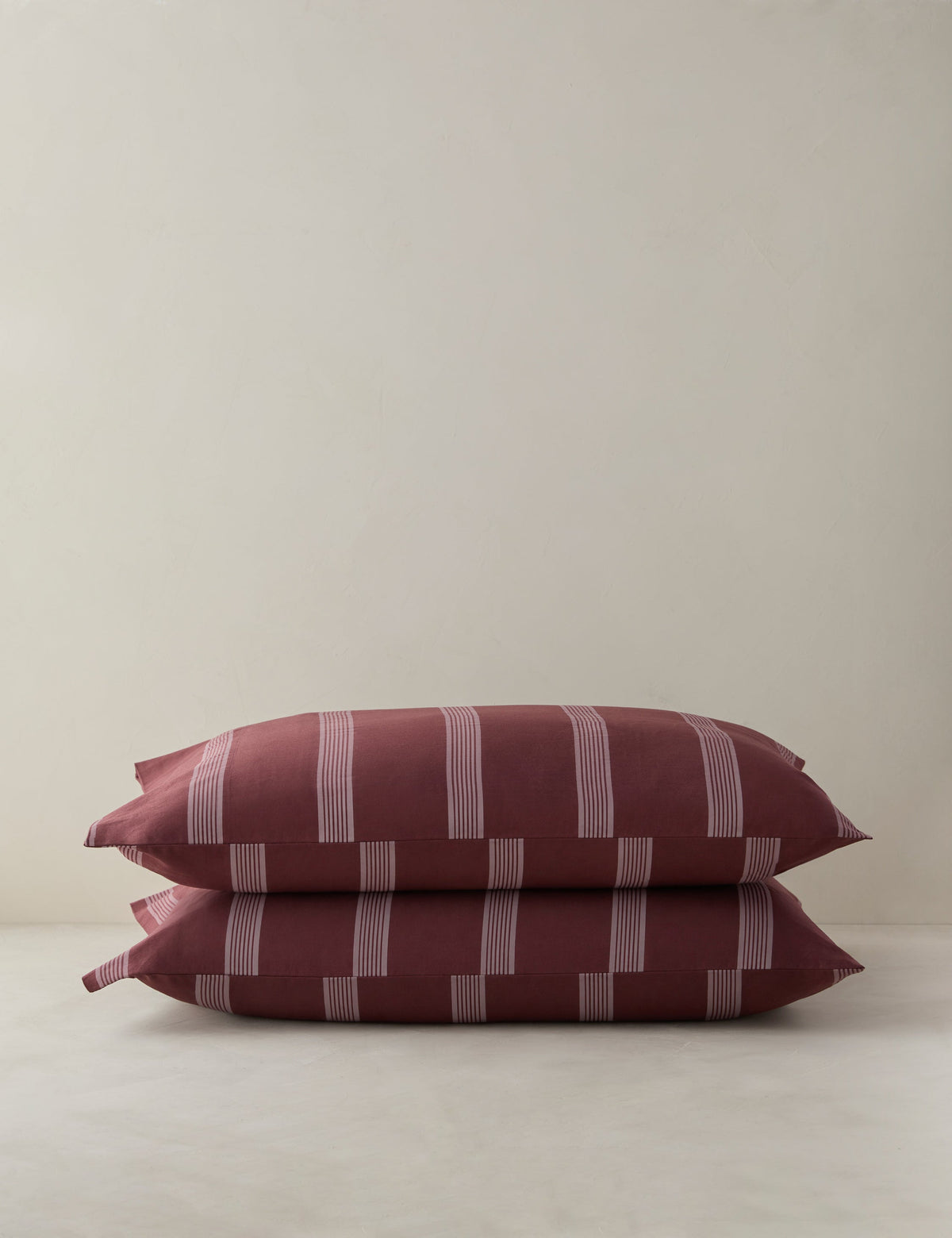 Hemsley Striped Cotton Sateen Pillowcase (Set Of 2)