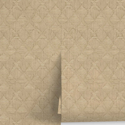 Hoffmann Faux Sisal Textured Peel + Stick Wallpaper by Jeremiah Brent