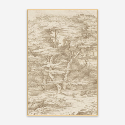 Toile in Neutral Wall Art Diptych Wall Art (Set of 2)