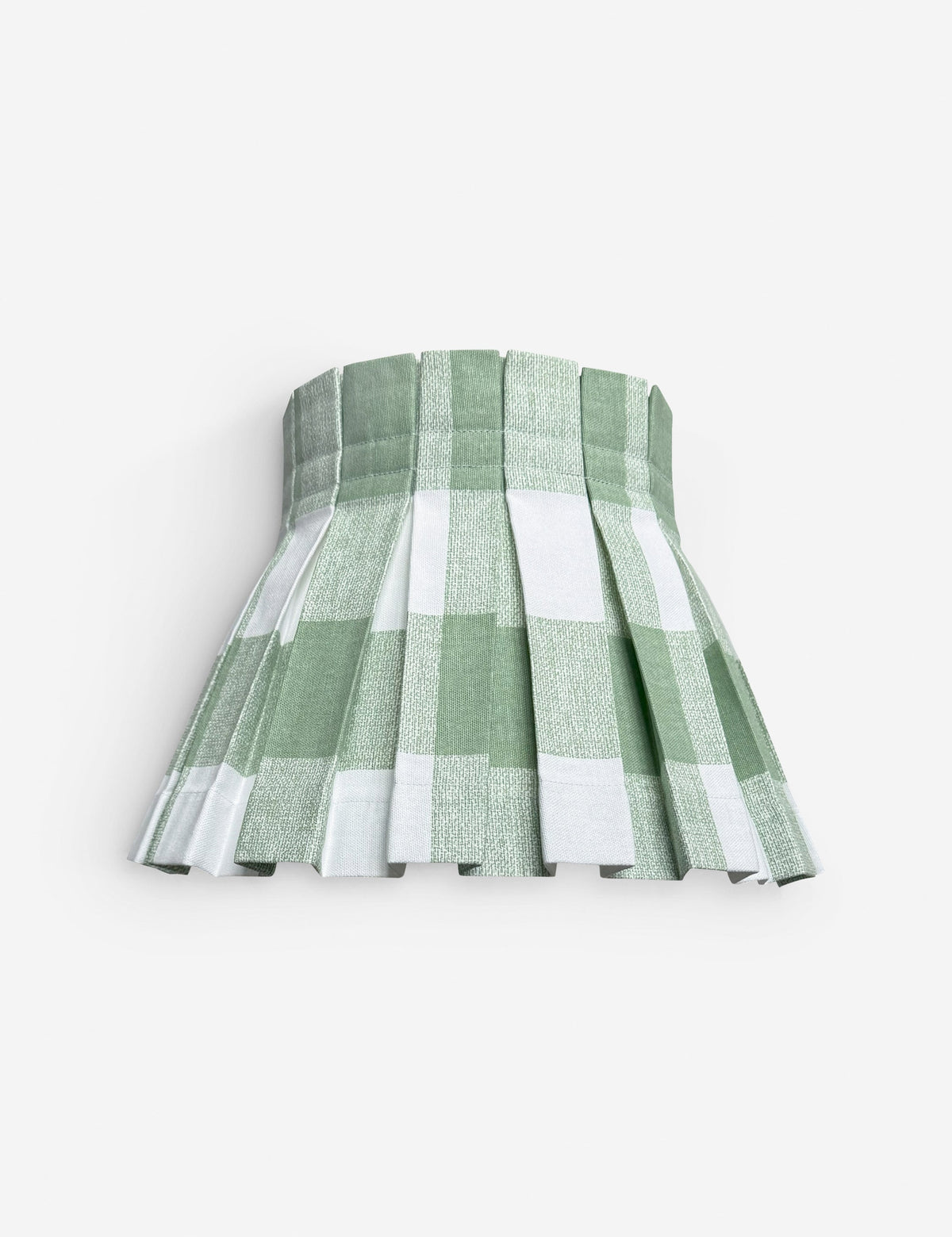 Plaid Classic Box Pleat Lampshade by Cielle Home