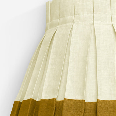 Color Block Classic Box Pleat Lampshade by Cielle Home
