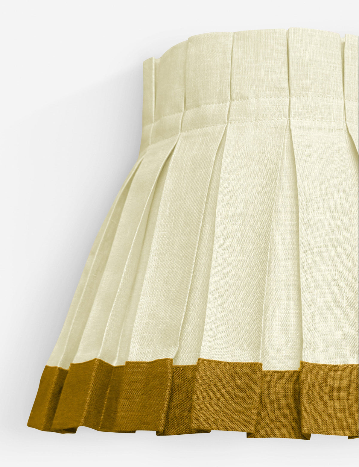 Color Block Classic Box Pleat Lampshade by Cielle Home