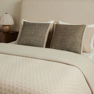 Laba Linen Silk Box Pillow by DISC Interiors